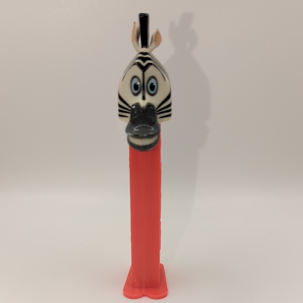 Madagascar Marty Zebra Pez Candy Dispenser - Black and Red